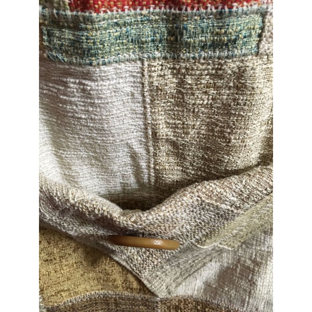 Tapestry Colorful Lined Patchwork Casual Occasion… - image 2